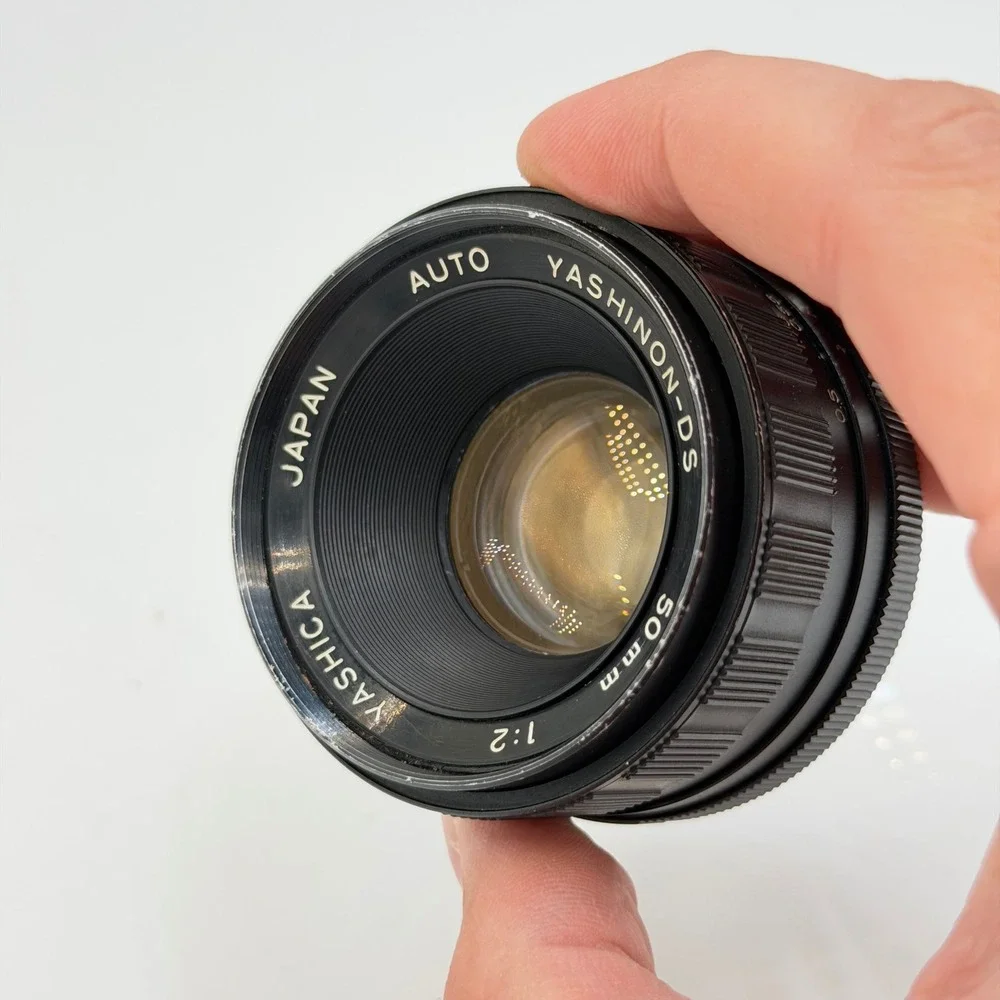 Yashica Auto Yashinon-DS 50mm f/2 M42 Screw Mount Prime Lens Japan Vintage